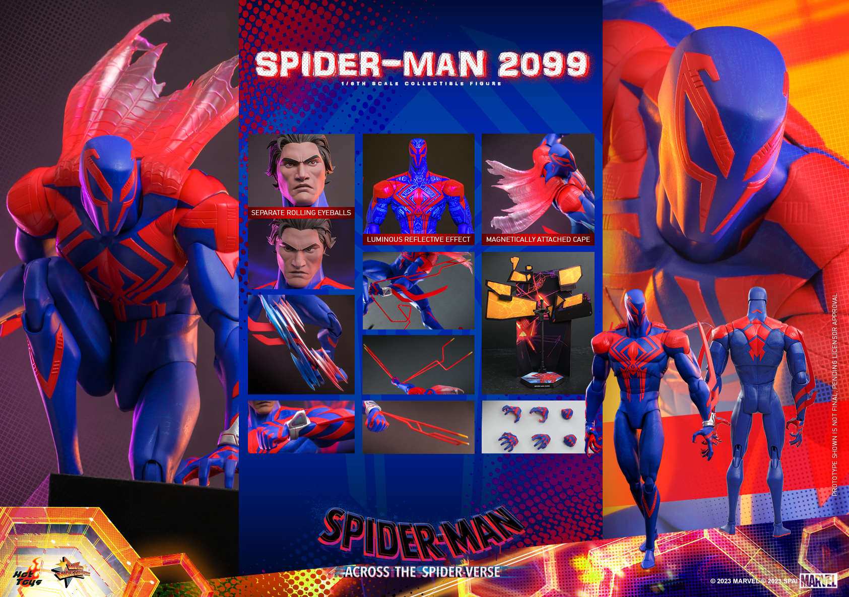 Hot Toys MMS711 1/6 Spider-Man: Across the Spider-Verse - Spider-Man 2099
