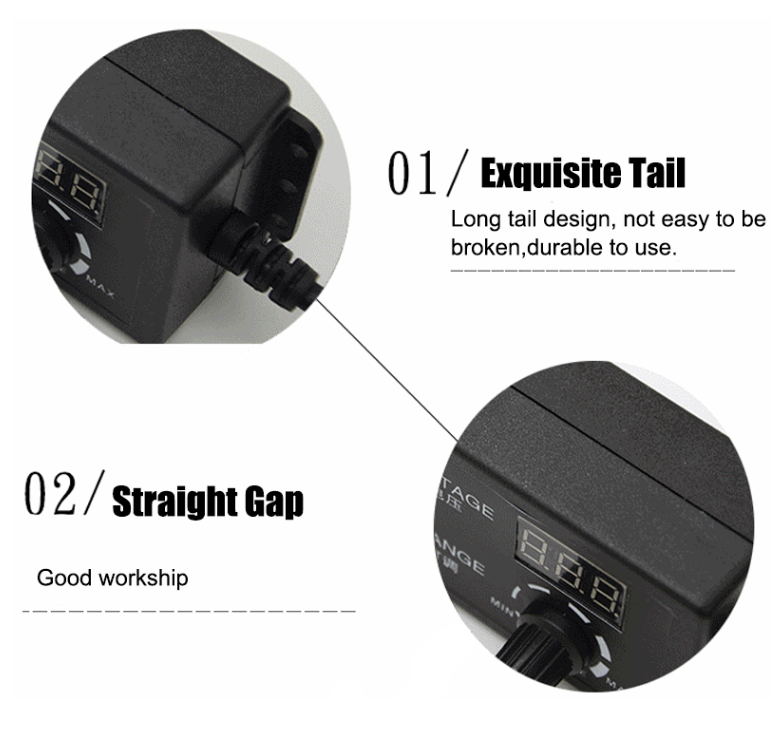 ADE01 อะแดปเตอร์ Adapter ปรับโวล์ทได้ 3-24 V 2 A หัวเสียบ 5.5 X 2.5 mm สำหรับ ชาร์จ โน๊ตบุค หรือแบตสว่านไร้สาย