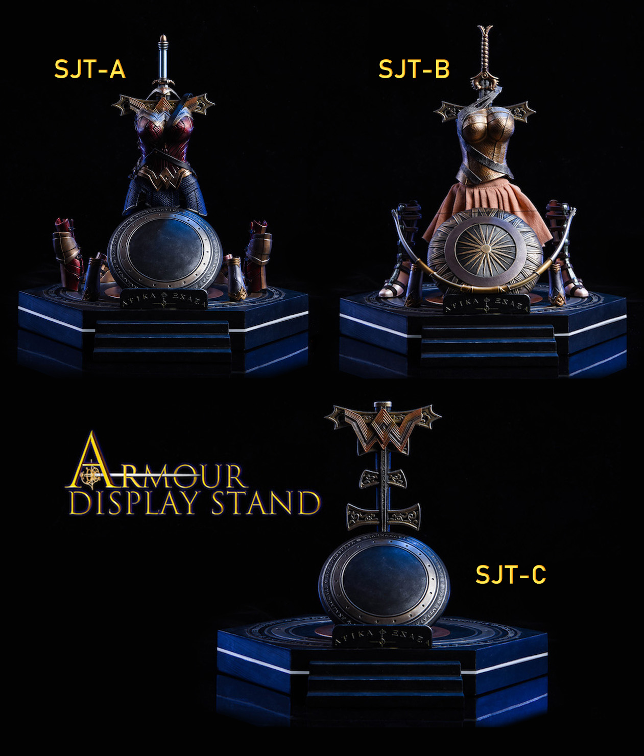 TYStoys SJT-A 1/6 Armour Display Stand - Amazon female fighter Battle Armor