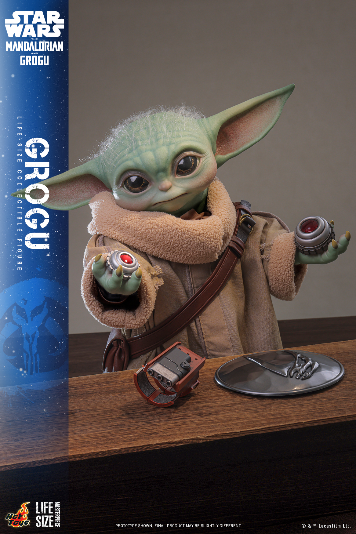 Hot Toys LMS016 The Mandalorian and Grogu - Grogu Life-Size