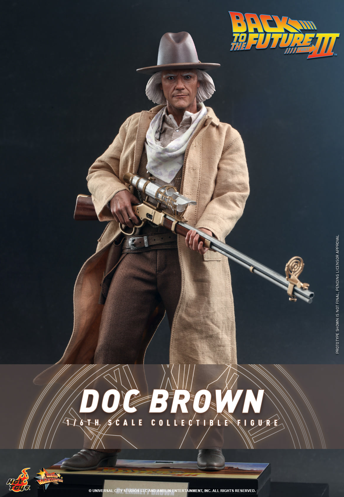 Hot Toys MMS617 1/6 Back to the Future Part III - Doc Brown