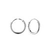 ต่างหูห่วงสำหรับผิวแพ้ง่าย เงินแท้ 92.5% Silver Hoop 12mm_ES0064