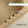 (ส่งฟรี!) ต่างหูสำหรับผิวแพ้ง่ายแป้นตัน สแตนเลสเกรดการแพทย์ ปลอดภัย 100% Heartlite_HC464_