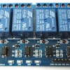 4 Channel Relay (10A) with Optocoupler Module โมดูลรีเลย์ 4 ช่องควบคุมแบบแยกกราวน์