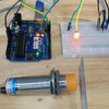สอนใช้งานบอร์ด Arduino กับ 18mm Inductive proximity switch sensor ตรวจจับโลหะ พร้อมโค้ดตัวอย่าง