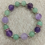 Green Aventurine, Amethyst and Rose Quartz ประดับ CZ เหมาะสำหรับคนทำงานประเภท Creative and Account Executive เพิ่มจินตนาการในการทำงาน ลดความเครียด กระชับความสัมพันธ์อัดีกับคนรอบข้าง สำเนา