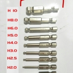 AD32 ชุดดอกไขควงหกเหลี่ยมหัวบอล H1.5-H10 ชุด 9 ดอก ยาว 50 mm คุณภาพ Japan