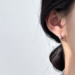 “เช็คสินค้าทัก line ก่อนโอนนะคะ”ต่างหูสำหรับผิวแพ้ง่าย เงินแท้ 92.5% ห่วง_ES823 (NAME)