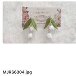 ต่างหูดอกไม้จริง สำหรับผิวแพ้ง่าย Ear_bamboo