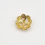 ฝาครอบหินนำโชครูปดอกไม้ Bead Cover Flower Design ขนาด 7 mm