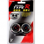 CARE05 เกจวัดอุณหภูมิ+ความชื้น สำหรับติดรถยนต์