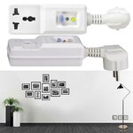 EL02 ปลั๊กกันไฟดุดรุ่นหัวกลม 16A สำปรับกันไฟรั่วไฟดุด เครื่องทำน้ำอุ่น ตู้เย็น เครื่องซักผ้า