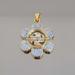 "กังหันนำโชค" หรือ กังหันแชกงหมิว จี้ ดีไซส์ดอกไม้ประดับพลอยสวิส วัตถุมงคลสำหรับเสริมดวงของทุกปีนักษัตร เสริมโชค เรียกทรัพย์ ร่ำรวย เงิน ทอง ปัดเป่าสิ่งชั่วร้าย เก็บเงินทองไม่รั่วไหล