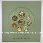 แผงเหรียญหมุนเวียน ปี พ.ศ.2530 (ภาษาอังกฤษ)