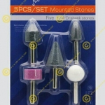 DG20 ชุดหินเจียรอมยิ้ม แกน 6 มิล 5 ดอก