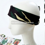 ผ้าคาดผม ที่คาดผม ลายพรางเขียว รหัส CB008