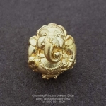 ลูกอมพระพิฆเนศวร ครูบาเต่า เนื้อสัมฤทธิ์ชุบทอง เครื่องรางของขลัง พุทธคุณ : ความรัก โชคลาภ ความสำเร็จ และความร่ำรวย สำเนา