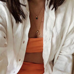 “เช็คสินค้าทัก line ก่อนโอนนะคะ”สร้อยคอสำหรับผิวแพ้ง่าย Moon C_NT375