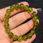 Peridot เพอริดอต 9.6 มม เป็นสัญลักษณ์ของความสำเร็จ ความสงบ ความมีโชค เพอริดอท อัญมณีสีเขียว ประจำเดือนเกิดสิงหาคม