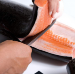 KN01 มีดแล่ปลาสเตนเลส ทำครัว (Deba) ขนาด 8 นิ้ว คุณภาพสูง Japan คมสุดๆ