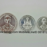 เหรียญกษาปณ์เงิน 50 ปี ครองราชย์ กาญจนาภิเษก พ.ศ.2539 ครบชุด