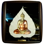 ศิลปะพระมองตามหินทราย_สมาธิทรายสีขาวขนาดกลางกรอบ_ราคาพิเศษ_ขนาด Size 61x71x10 cm