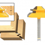 DR07 ดอกทริมเมอร์ เซาะร่องประกบไม้ 45 องศา 3/4