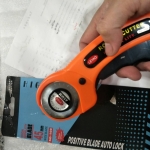 OT69 คัตเตอวงล้อ สำหรับ ตัด ผ้า ตัดหนัง ตัดกระดาษ ไม่ย่นเวลาตัด ได้รอยตัดเรียบ