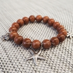 Sand Stone แซนสโตน 10 มม ประดับดาว ผีเสื่อ ดอกไม้