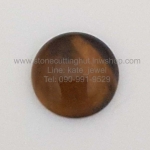 หินตาเสือ, ไทเกอร์อาย หินเจียรหลังเบี้ยรูปทรงกลม ขนาด 10 มม