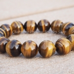 Tiger Eye ไทเกอร์อาย 10 มม ปกป้องคุ้มครอง มักจะเป็นผู้ชนะในการแข่งขัน และผู้ที่ดวงตกอยากหนุนดวงให้ดีขึ้น