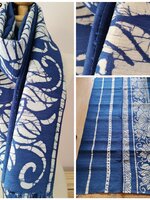 ผ้าคลุมไหล่ ไหมแท้ทอมือ ลายบาติก Handmade