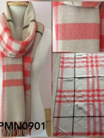 ผ้าพันคอ ผ้าคลุมไหล่ PASHMINA ลายบูลเบอรี่