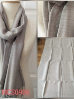 ผ้าพันคอ ฝ้ายหมักโคลนออร์แกนิก ทอมือ