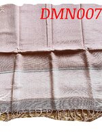 ผ้าพันคอ-ผ้าคลุมไหล่ ฝ้ายแท้ หมักโคลนออร์แกนิค ทอมือ