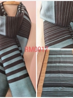 ผ้าคลุมไหล่ ไหมแท้ทอมือ ลายสี่เส้น/สายฝน Thai Silk Hand-woven Shawls