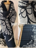 ผ้าคลุมไหล่ ไหมแท้ทอมือ ลายบาติก Handmade