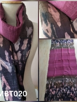 ผ้าพันคอ-ผ้าคลุมไหล่ ไหมแท้ทอมือบาติก พร้อมกล่องผ้าไหม Thai Silk Scarf