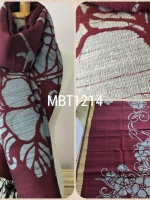 ผ้าคลุมไหล่ ไหมแท้ทอมือ ลายบาติก Handmade