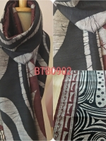 ผ้าคลุมไหล่ ไหมแท้ทอมือ ลายบาติก Thai Silk Hand-woven Batik Shawls