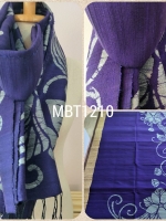 ผ้าคลุมไหล่ ไหมแท้ทอมือ ลายบาติก Handmade