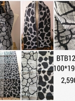 ผ้าคลุมไหล่ไหมแท้ ลายบาติก หน้ากว้าง 1 เมตร