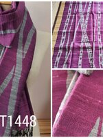 ผ้าพันคอ-คลุมไหล่ไหมแท้ทอมือ ลายบาติก Handmade