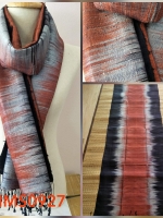 ผ้าคลุมไหล่ ไหมแท้ทอมือ ลายมัดหมี่ Thai Silk Hand-woven Shawls