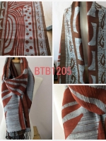 ผ้าคลุมไหล่ไหมแท้ ลายบาติก หน้ากว้าง 1 เมตร