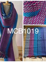 ผ้าคลุมไหล่ ผ้าฝ้ายหมักโคลนทอมือ ออร์แกนิค