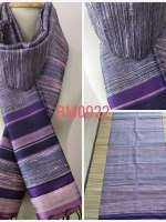 ผ้าคลุมไหล่ ไหมแท้ทอมือ ลายสี่เส้น/สายฝน Thai Silk Hand-woven Shawls