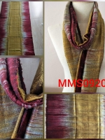 ผ้าพันคอ-ผ้าคลุมไหล่ ไหมบ้านแท้ ทอสาวมือ พร้อมกล่องผ้าไหม Thai Silk Scarf