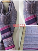 ผ้าคลุมไหล่ ไหมแท้ทอมือ ลายสี่เส้น/สายฝน Thai Silk Hand-woven Shawls