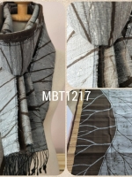 ผ้าคลุมไหล่ ไหมแท้ทอมือ ลายบาติก Handmade